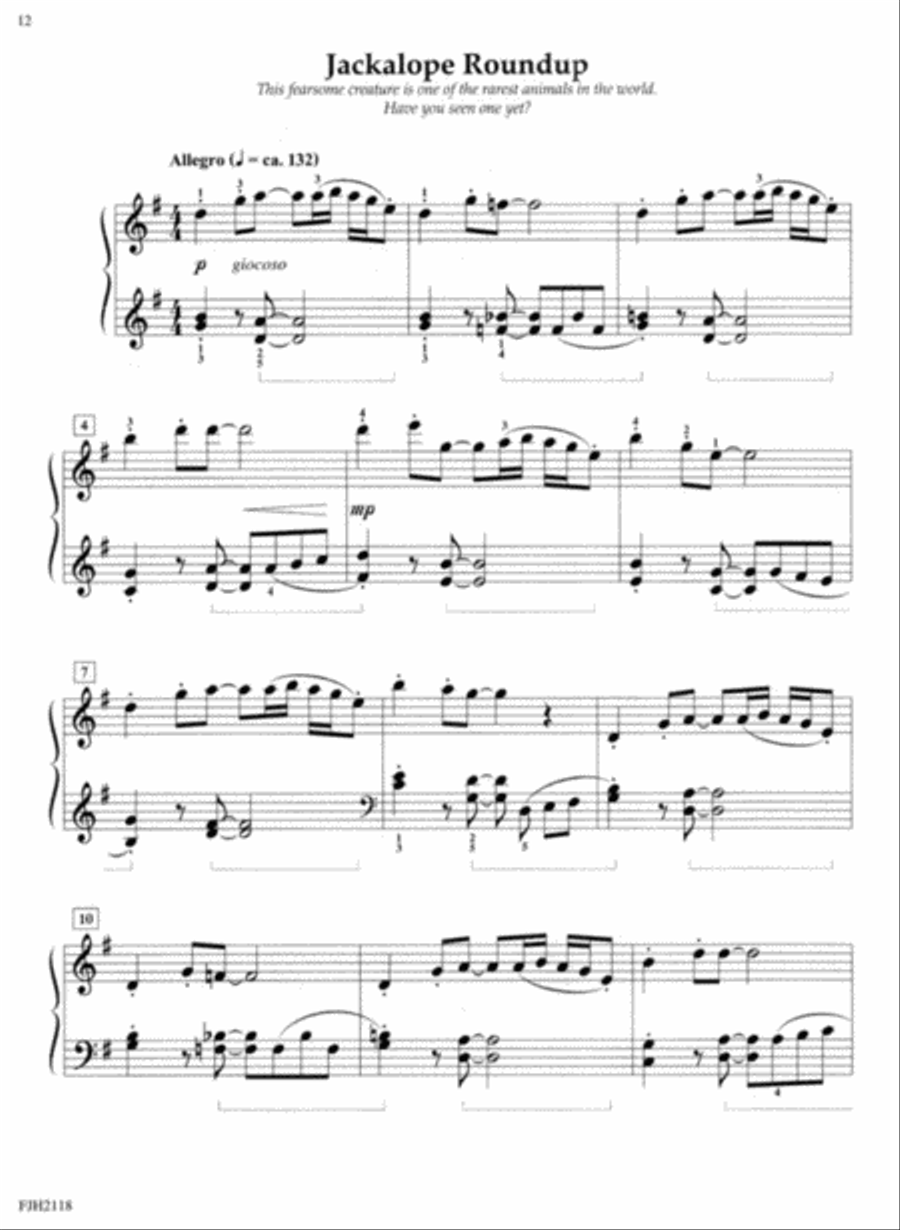 An American Portrait: Views of the West (NFMC) Piano Solo scores gallery preview page 3