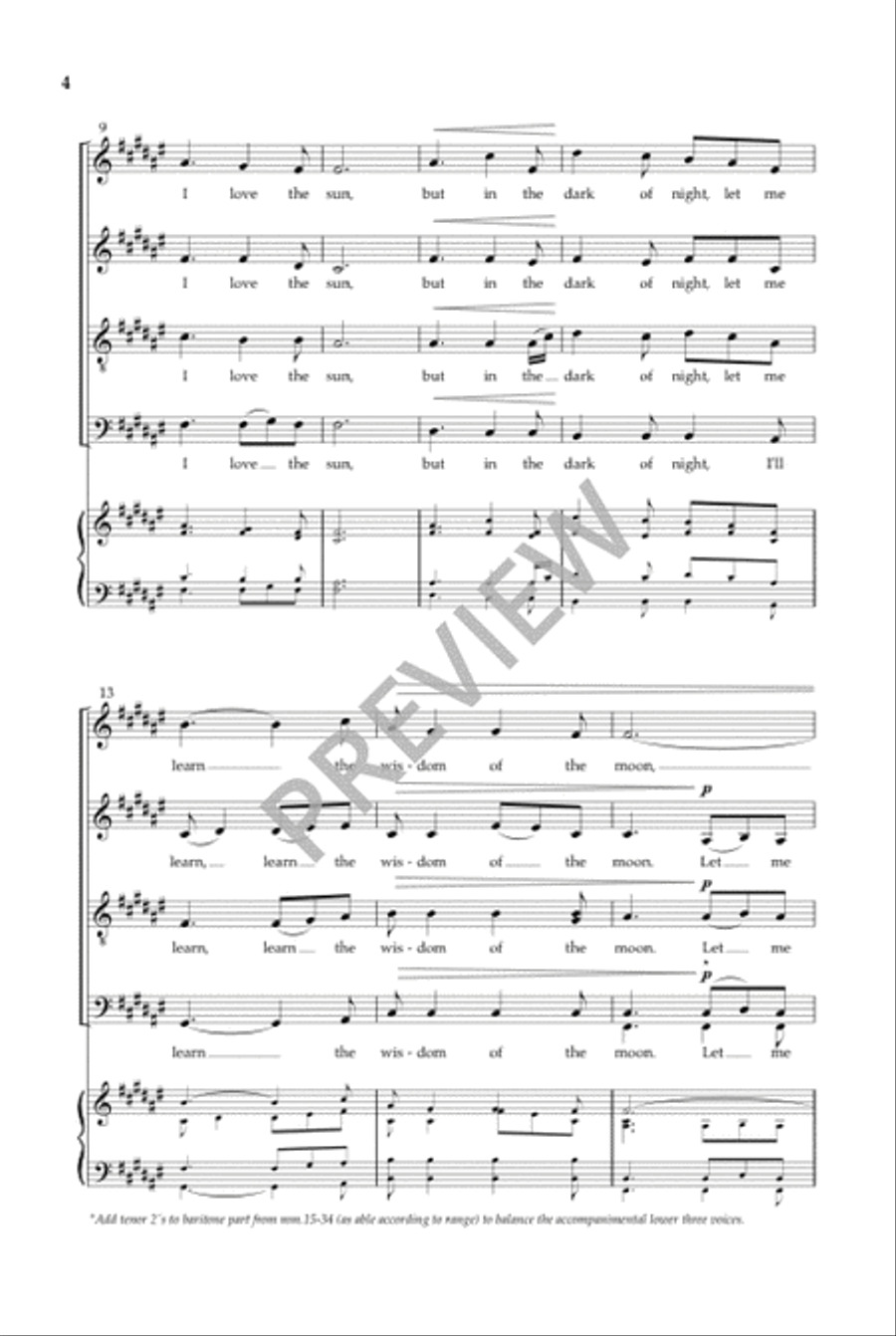 The Wisdom of the Moon Divisi scores gallery preview page 5