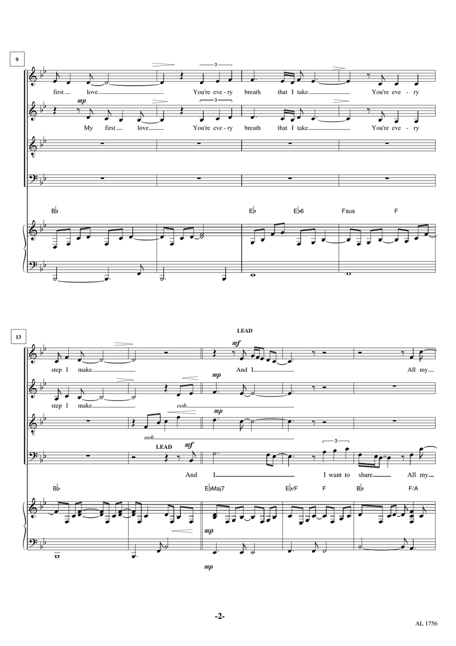Endless Love 4-Part scores gallery preview page 2