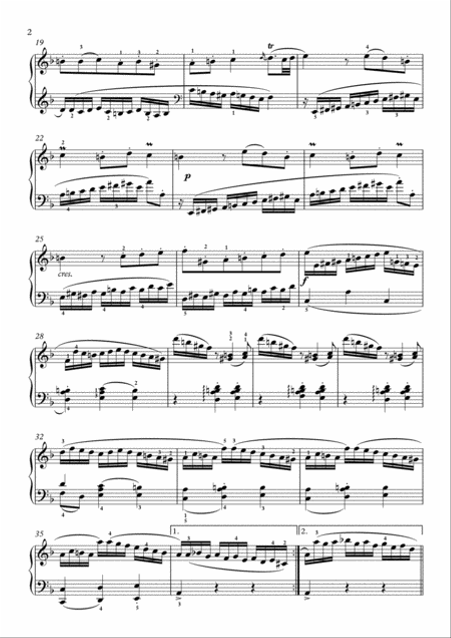 Scarlatti-Sonata in d-minor L.207 K.191(piano) Scarlatti-Sonata in d-minor L.207 K.191(piano) Piano Solo scores gallery preview page 3