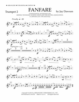 Fanfare - Trumpet 2