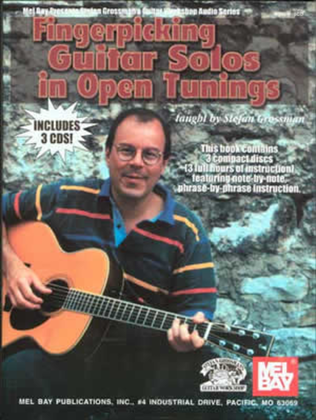 Book cover for Fingerpicking Guitar Solos in Open Tunings