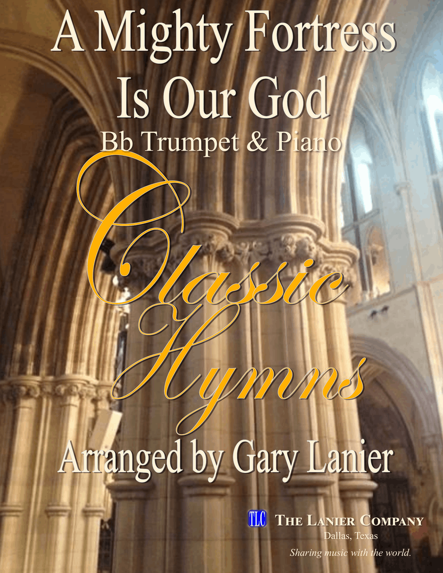 A MIGHTY FORTRESS IS OUR GOD (Duet – Bb Trumpet and Piano/Score and Parts) Trumpet Duet scores gallery preview page 1