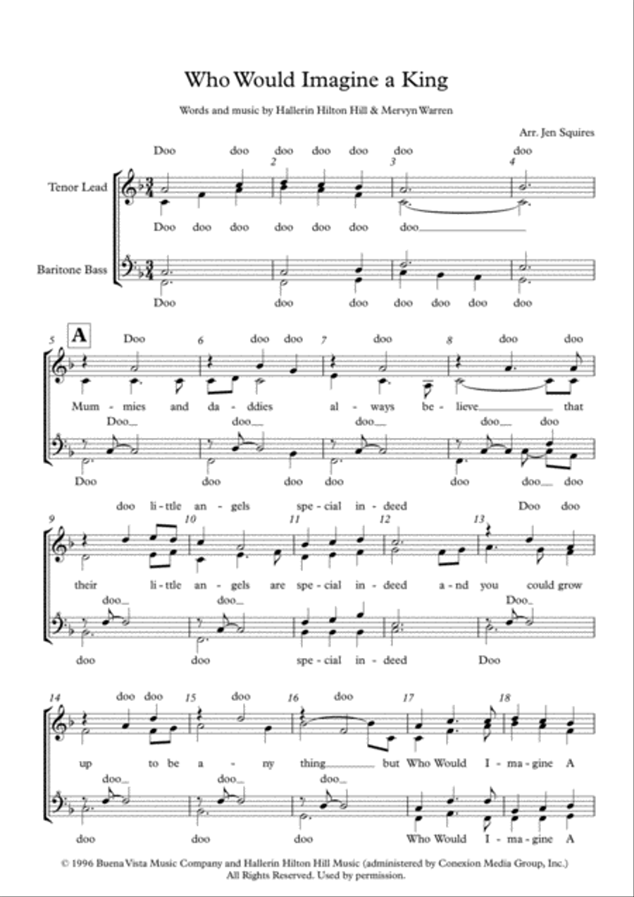 Who Would Imagine A King SSAA scores gallery preview page 1