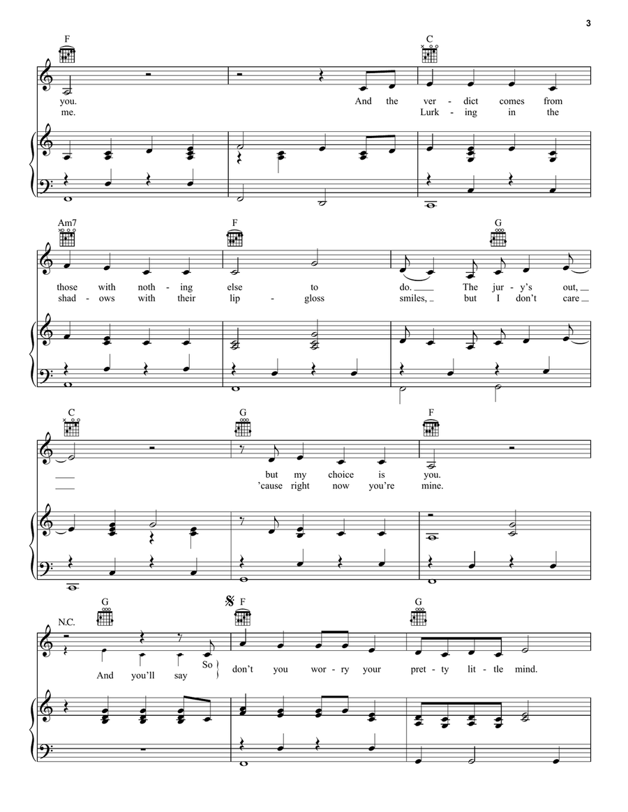 Ours Acoustic Guitar scores gallery preview page 3