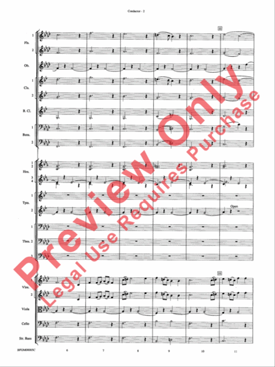 Song without Words Full Orchestra scores gallery preview page 4