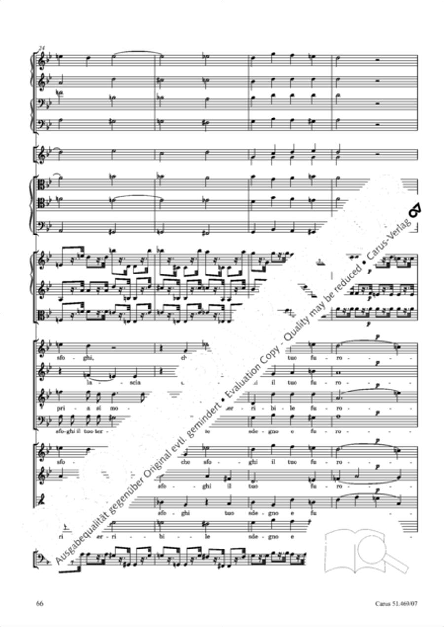 Davide penitente 4-Part scores gallery preview page 79