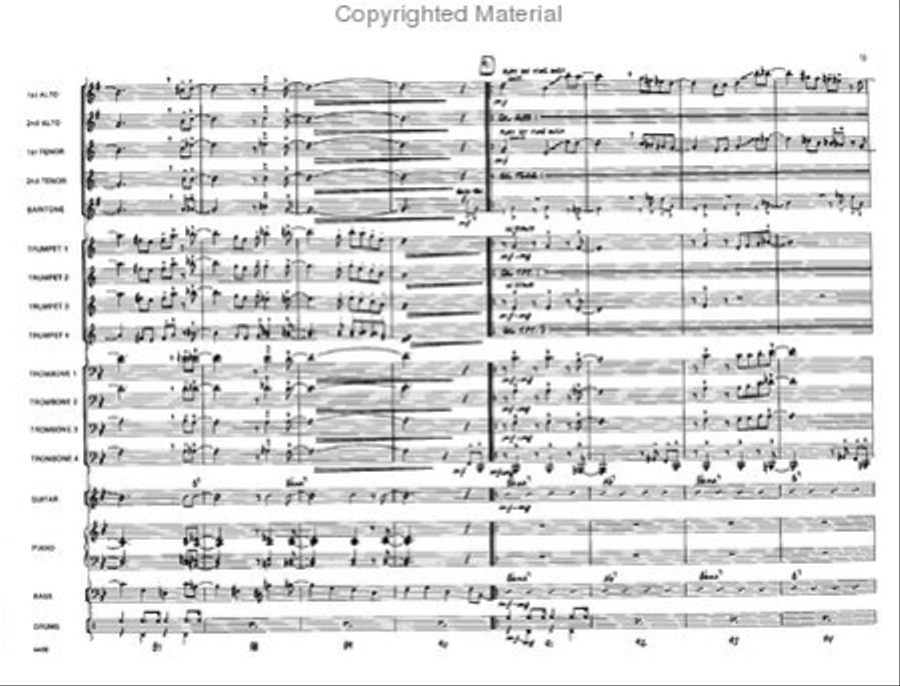 Stan's the Man Jazz Ensemble scores gallery preview page 13