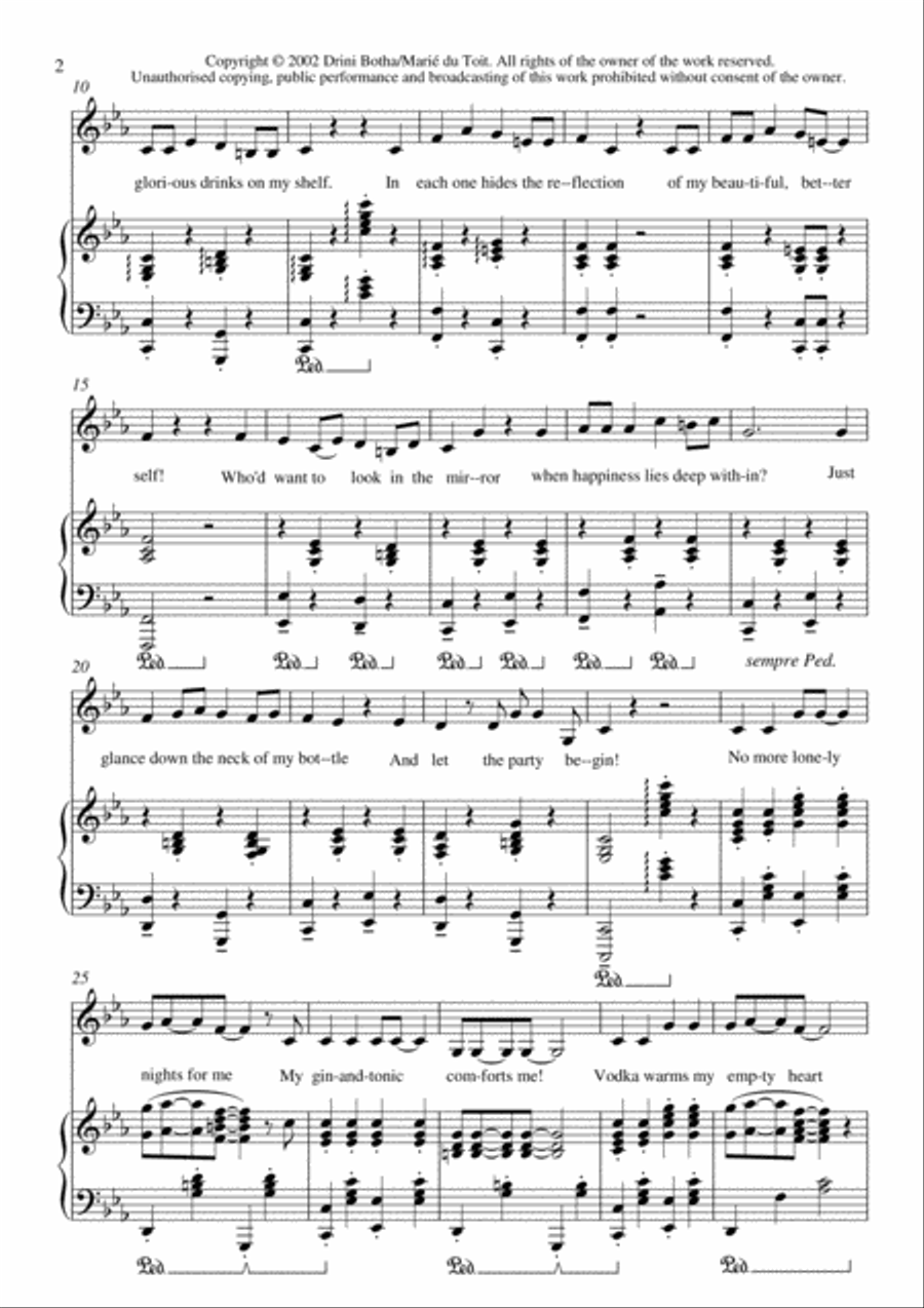 Drinks Alto Voice scores gallery preview page 2