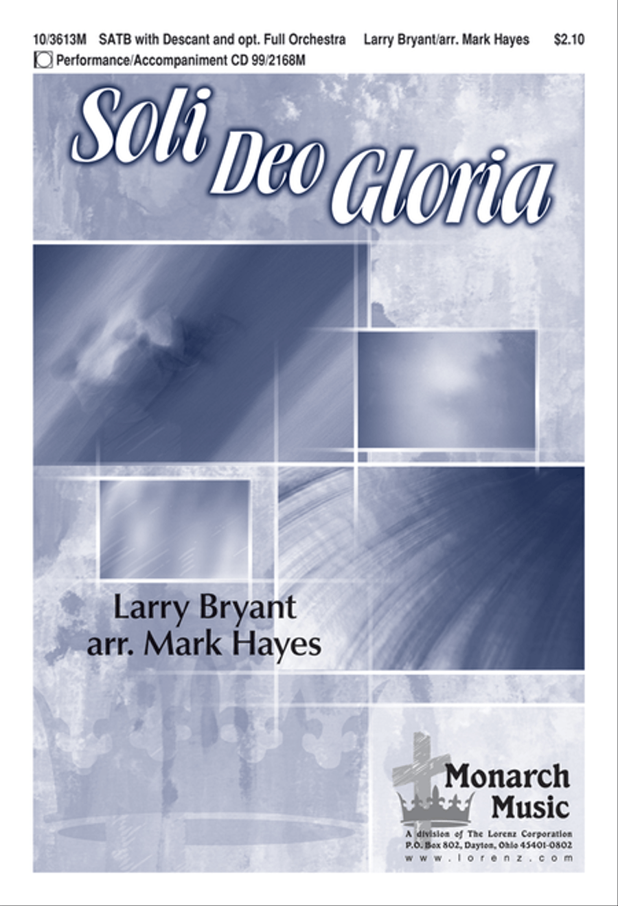 Soli Deo Gloria 4-Part scores gallery preview page 1