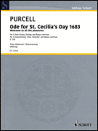 Ode for St. Cecilia's Day 1683
