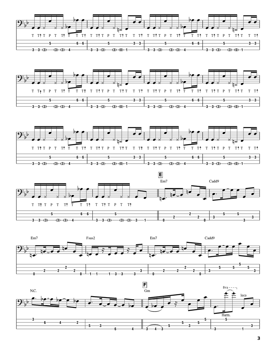 Blu-Bop Blu-Bop Electric Guitar scores gallery preview page 3