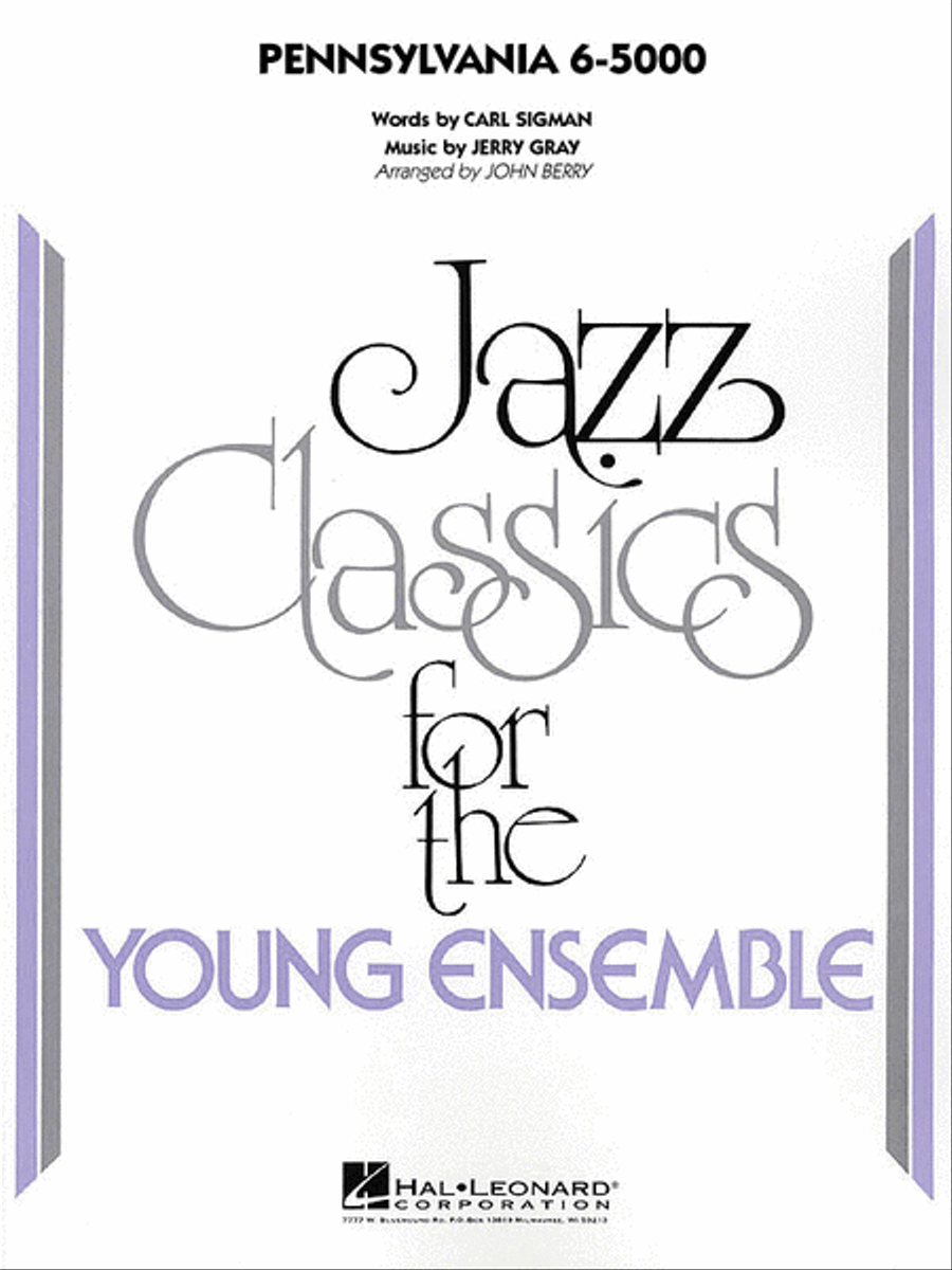 Pennsylvania 6-5000 Jazz Ensemble scores gallery preview page 1