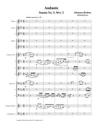 Andante, Op. 5, Mvt. 2 (Woodwind Choir)