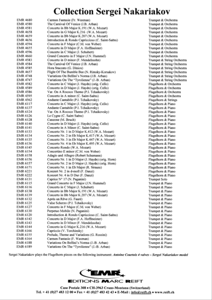 Concerto in D Minor Cornet scores gallery preview page 24