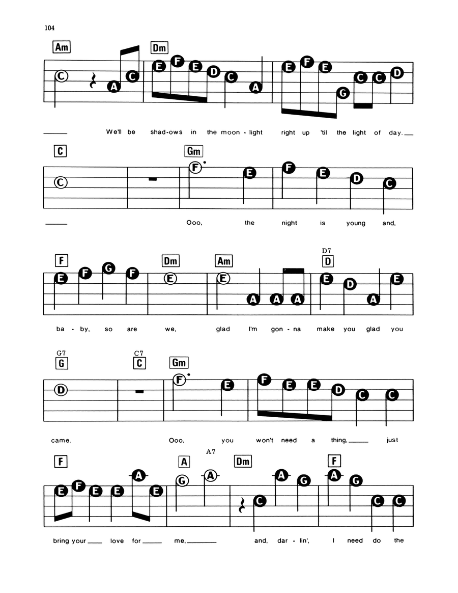 Shadows In The Moonlight Electronic Keyboard scores gallery preview page 2
