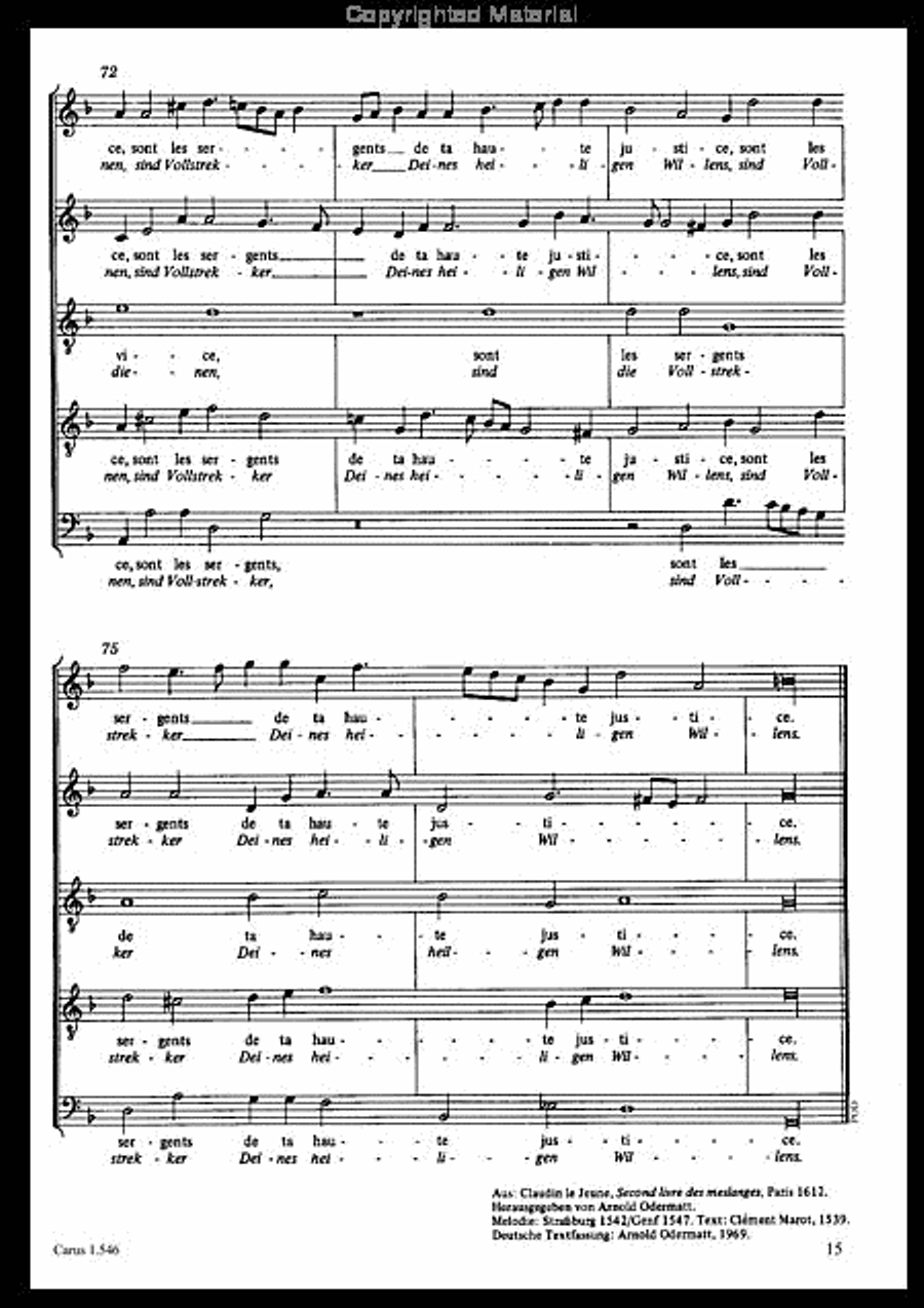 Sus, sus, mon ame Sus, sus, mon ame SATTB scores gallery preview page 16