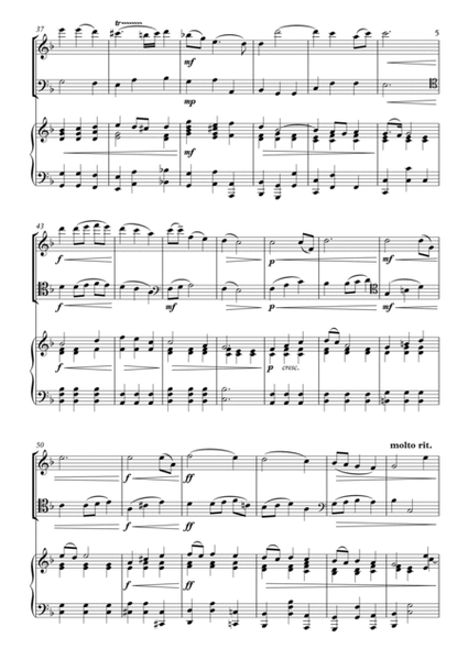 Be Thou My Vision x Handel's Largo "Ombra mai fu" (Violin/Cello/Piano)