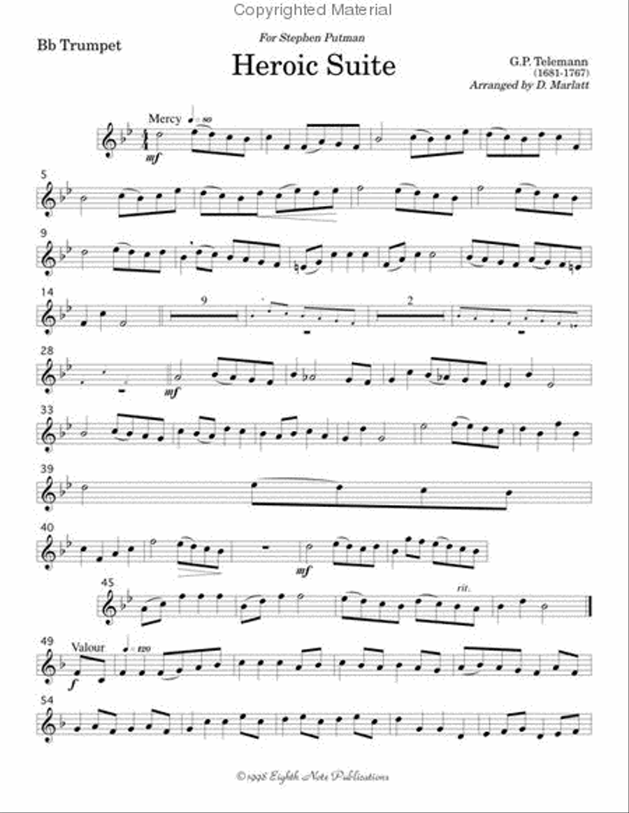 Heroic Suite Small Ensemble scores gallery preview page 2