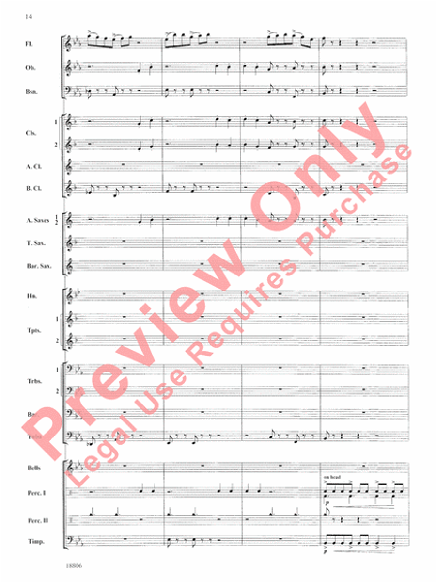 Quintology Concert Band scores gallery preview page 15