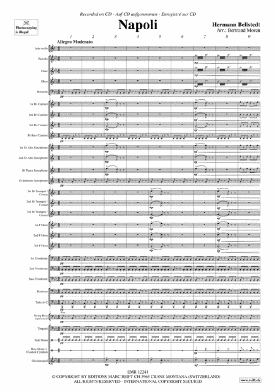 Napoli Concert Band scores gallery preview page 3
