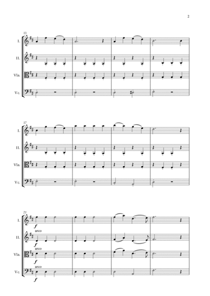 Jingle Bells - String quartet image number null