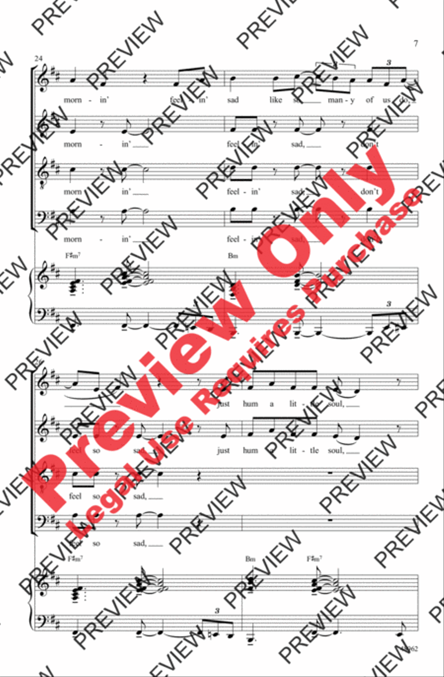 It's All Right 4-Part scores gallery preview page 7