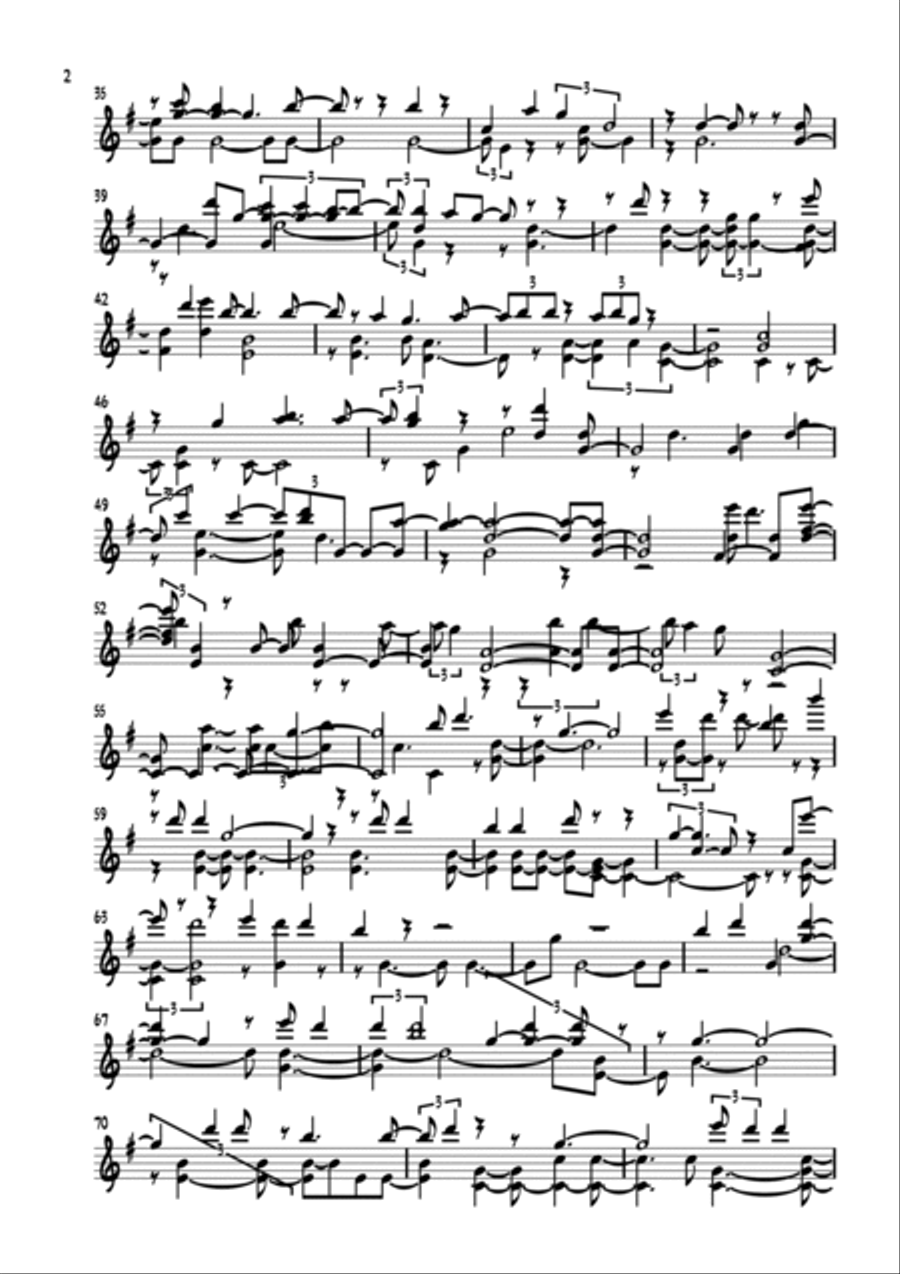Graves Into Gardens Graves Into Gardens Guitar Solo scores gallery preview page 2