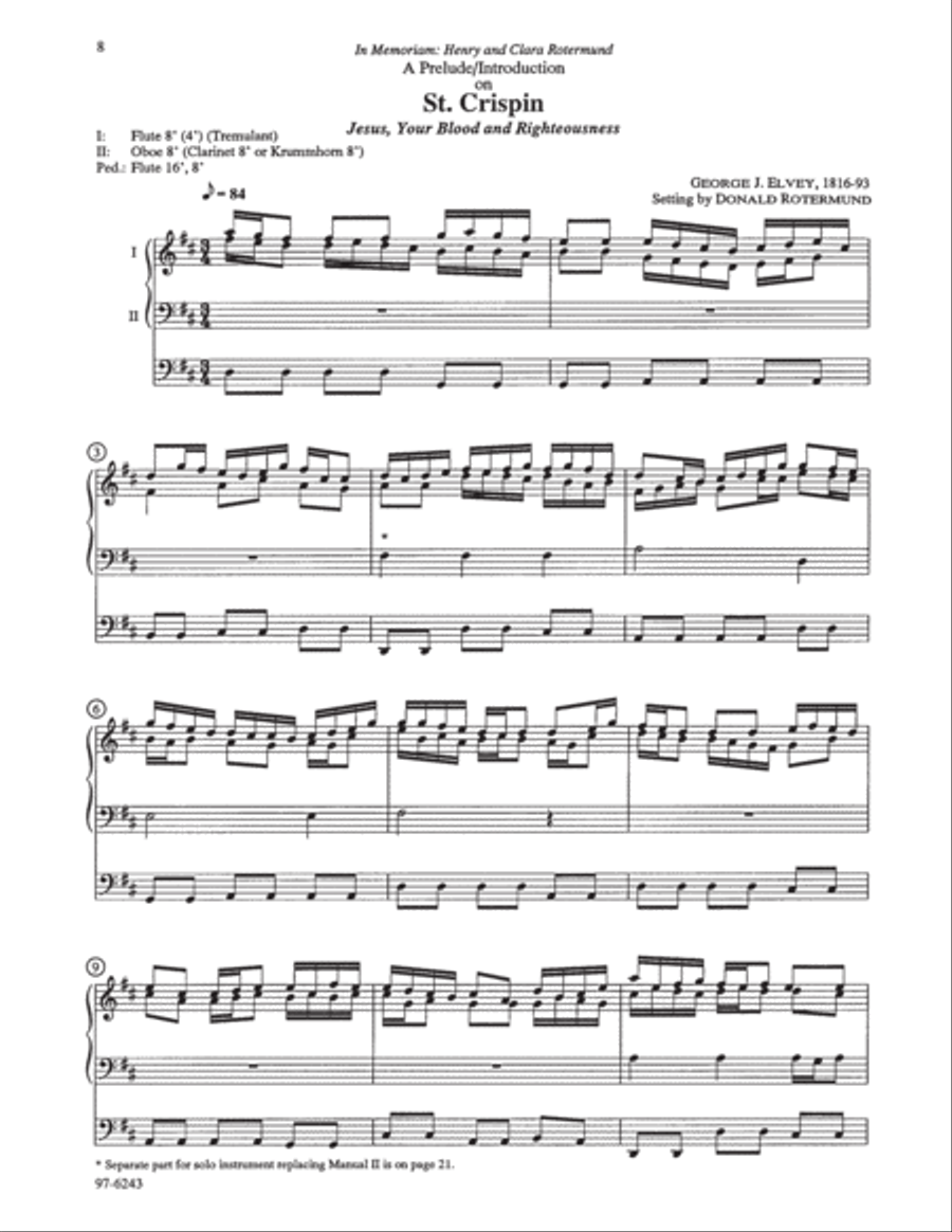 Seven Hymn Preludes, Set 3 Organ scores gallery preview page 4