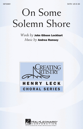 Book cover for On Some Solemn Shore