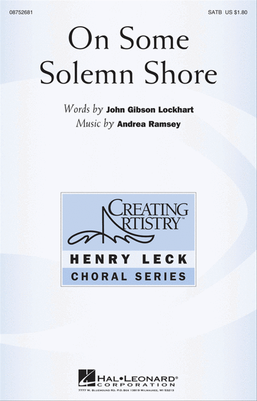On Some Solemn Shore On Some Solemn Shore 4-Part scores gallery preview page 1