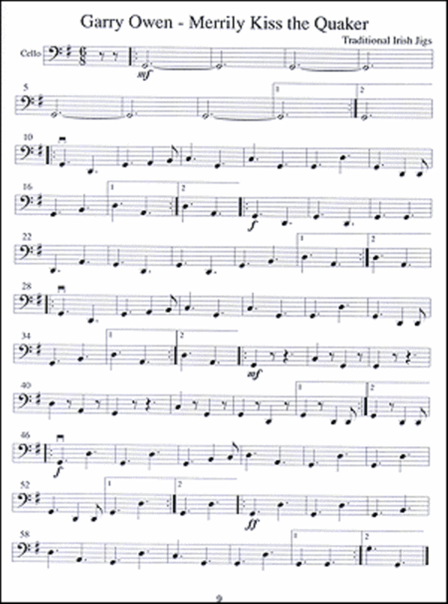 Celtic Fiddle Tunes for Solo and Ensemble - Cello, Bass Double Bass scores gallery preview page 8