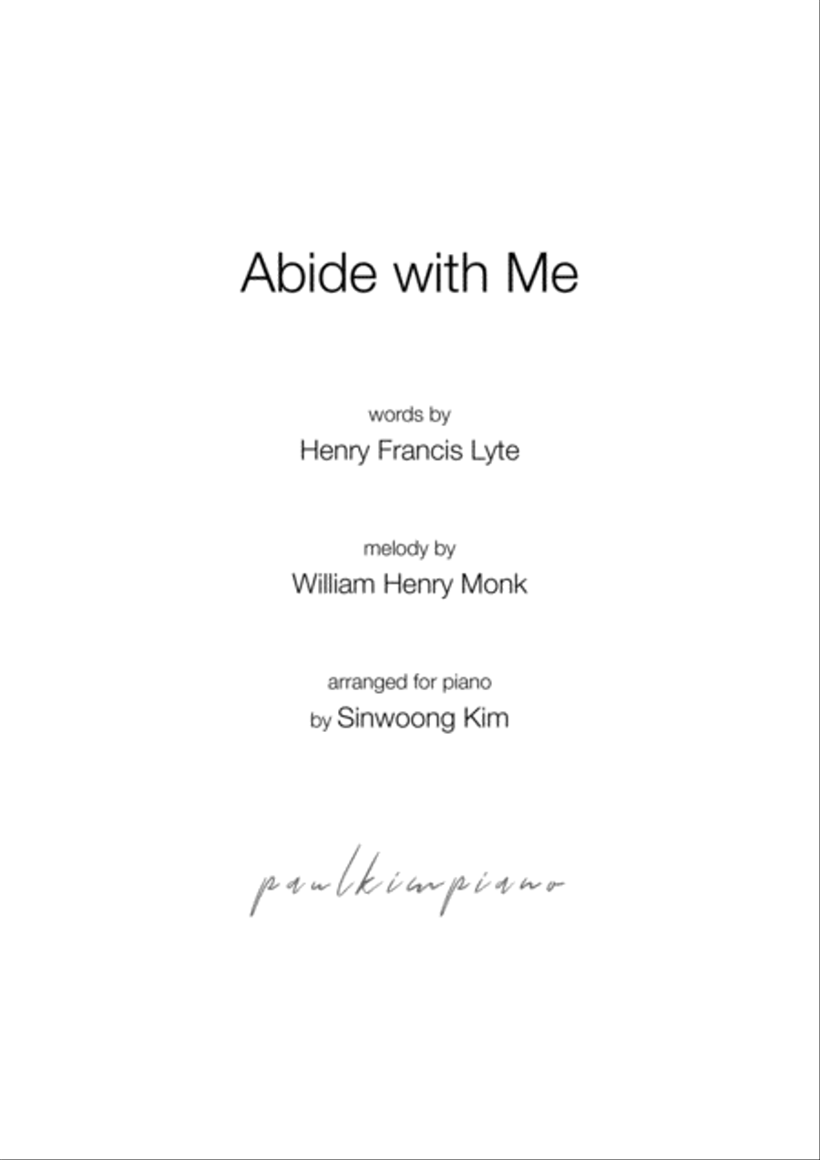 Abide with Me (Piano Solo in Db Major) Piano Solo scores gallery preview page 1
