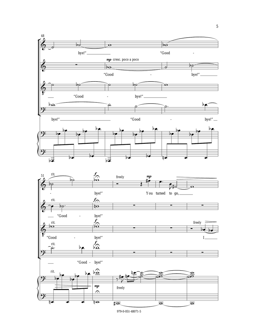 In A Railroad Station 4-Part scores gallery preview page 5