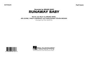 Book cover for Runaway Baby - Full Score