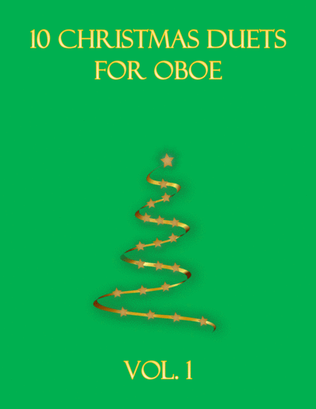 Book cover for 10 Christmas Duets for oboe (Vol. 1)