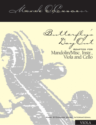 Book cover for Butterfly's Day Out (viola part - mandolin/misc. instr., vla, cel)