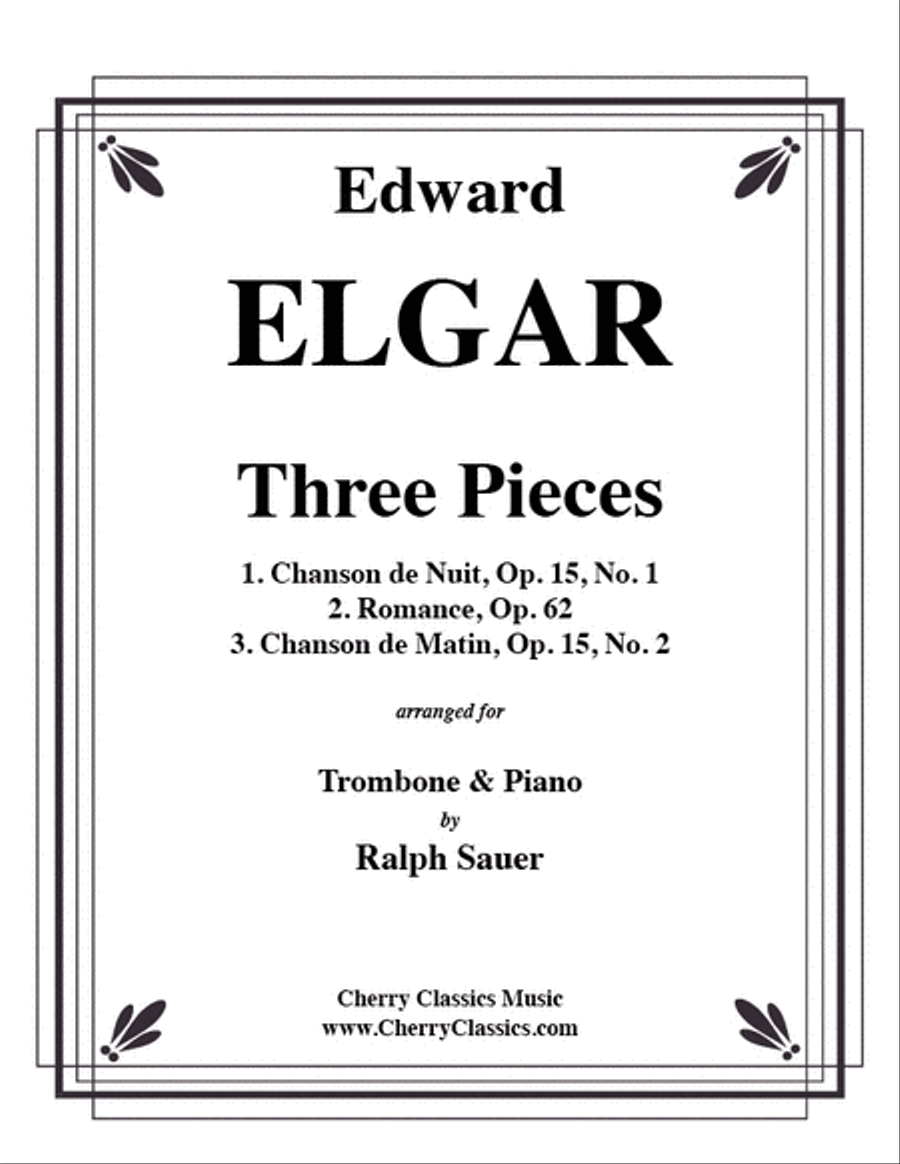 Three Pieces for Trombone & Piano