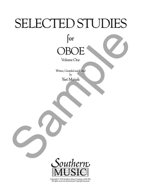 Selected Studies for Oboe – Volume 1