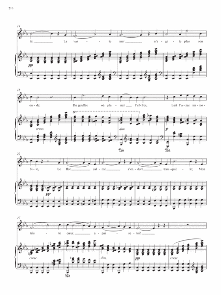 Op. 1, No. 12: La nuit après l’orage from Songs of Gouvy, V2 (Downloadable)