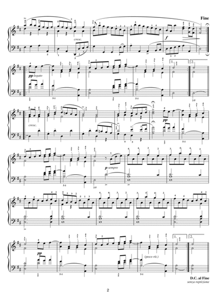 Gavotte (from Suite No. 6 in D Major for Unaccompanied Cello)