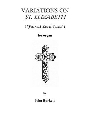Book cover for Variations on St. Elizabeth ('Fairest Lord Jesus')