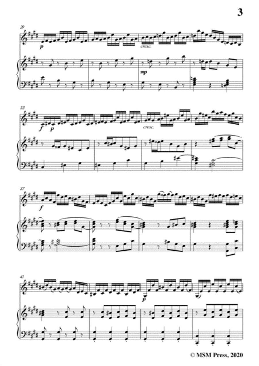 Bach,J.S.-Violin Partita No.3,in E Major,BWV 1006,for Violin and Piano Violin Solo scores gallery preview page 5
