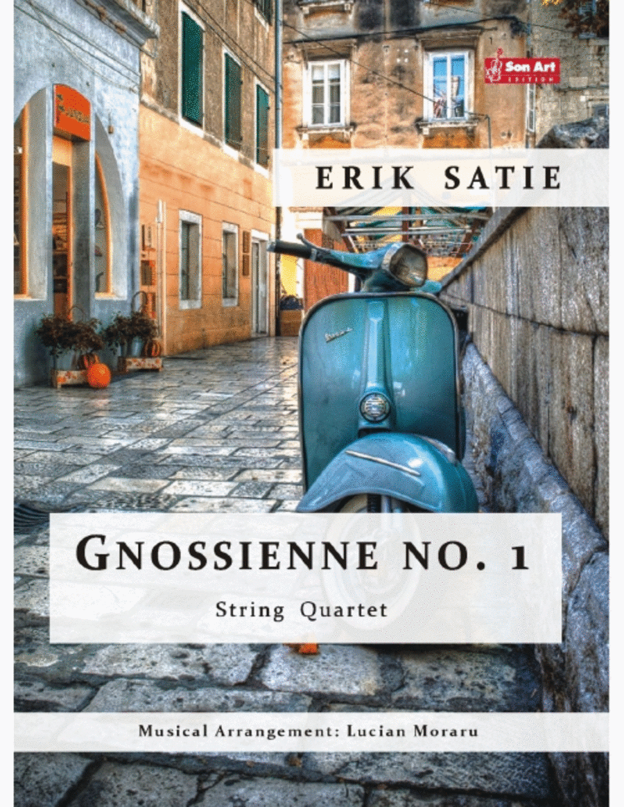 Gnossienne no. 1 String Quartet scores gallery preview page 1