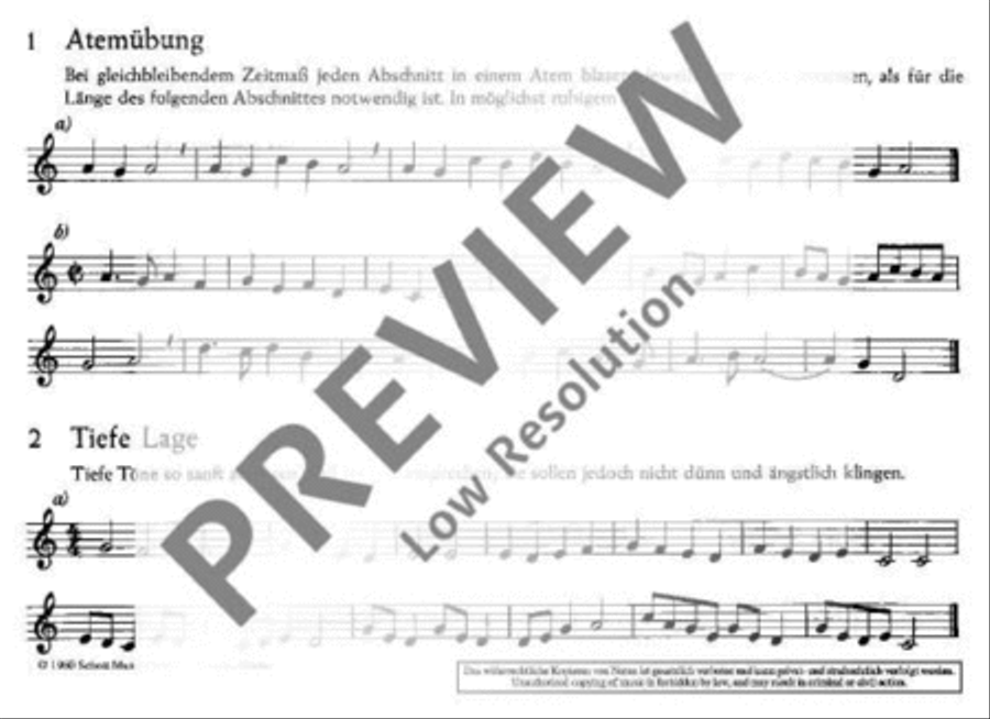 Die kleine Übung Soprano Recorder scores gallery preview page 4