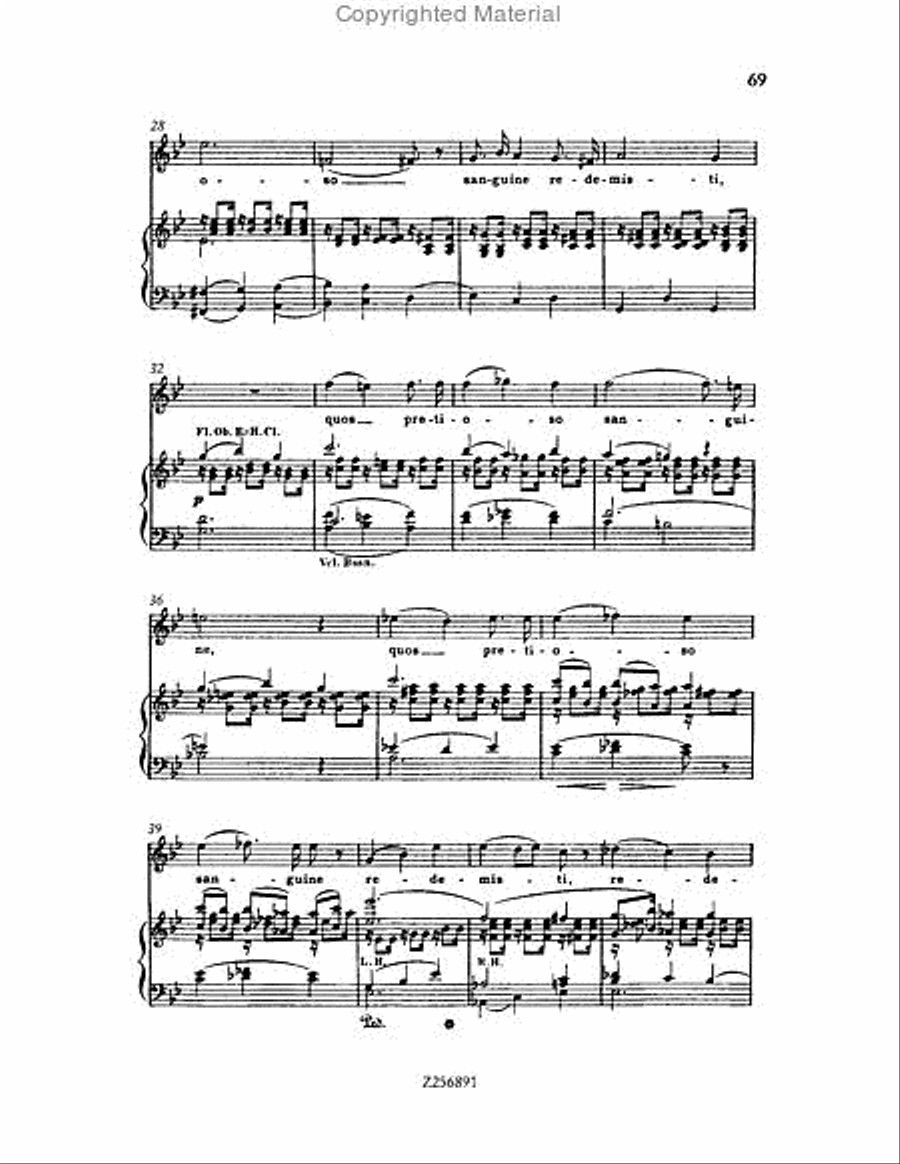 Te Deum, H 118 Choir scores gallery preview page 69