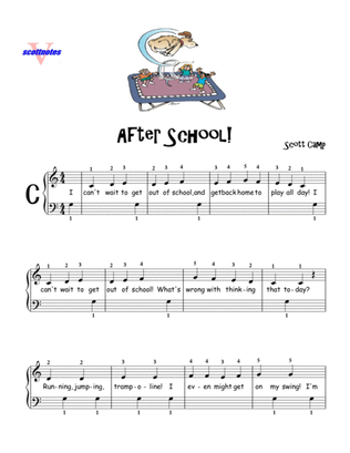 Book cover for After School! (Solo for First Year Piano)