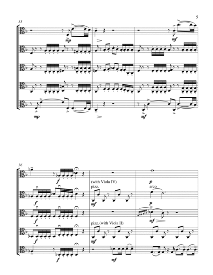 Duet Rigoletto and Sparafucile from Rigoletto Viola Solo scores gallery preview page 5