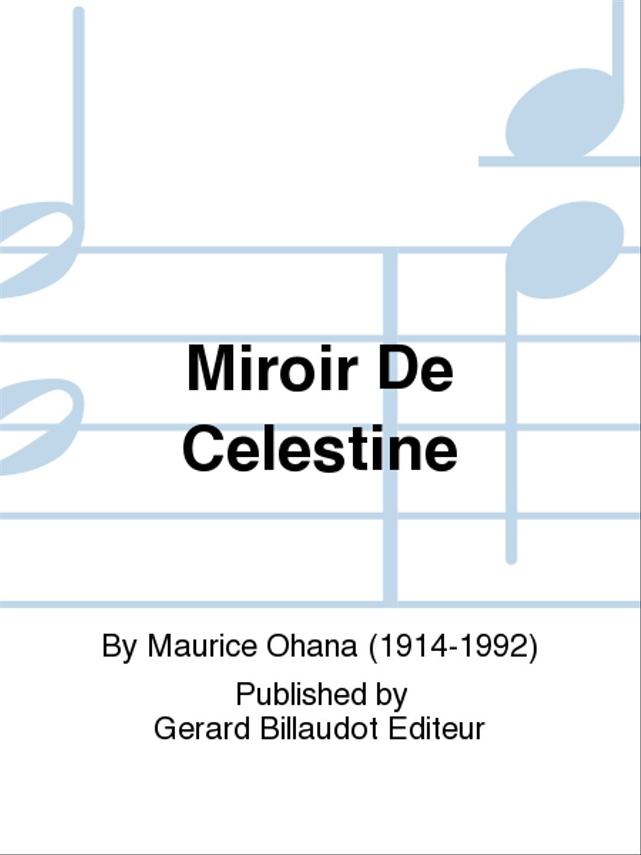 Miroir De Celestine Harpsichord scores gallery preview page 1