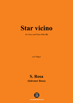 Book cover for S. Rosa-Star vicino,Ver. II,in E Major